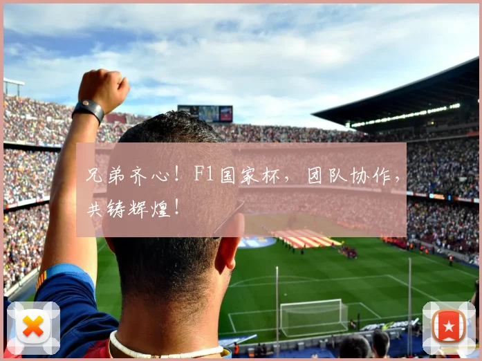 兄弟齐心！F1国家杯，团队协作，共铸辉煌！